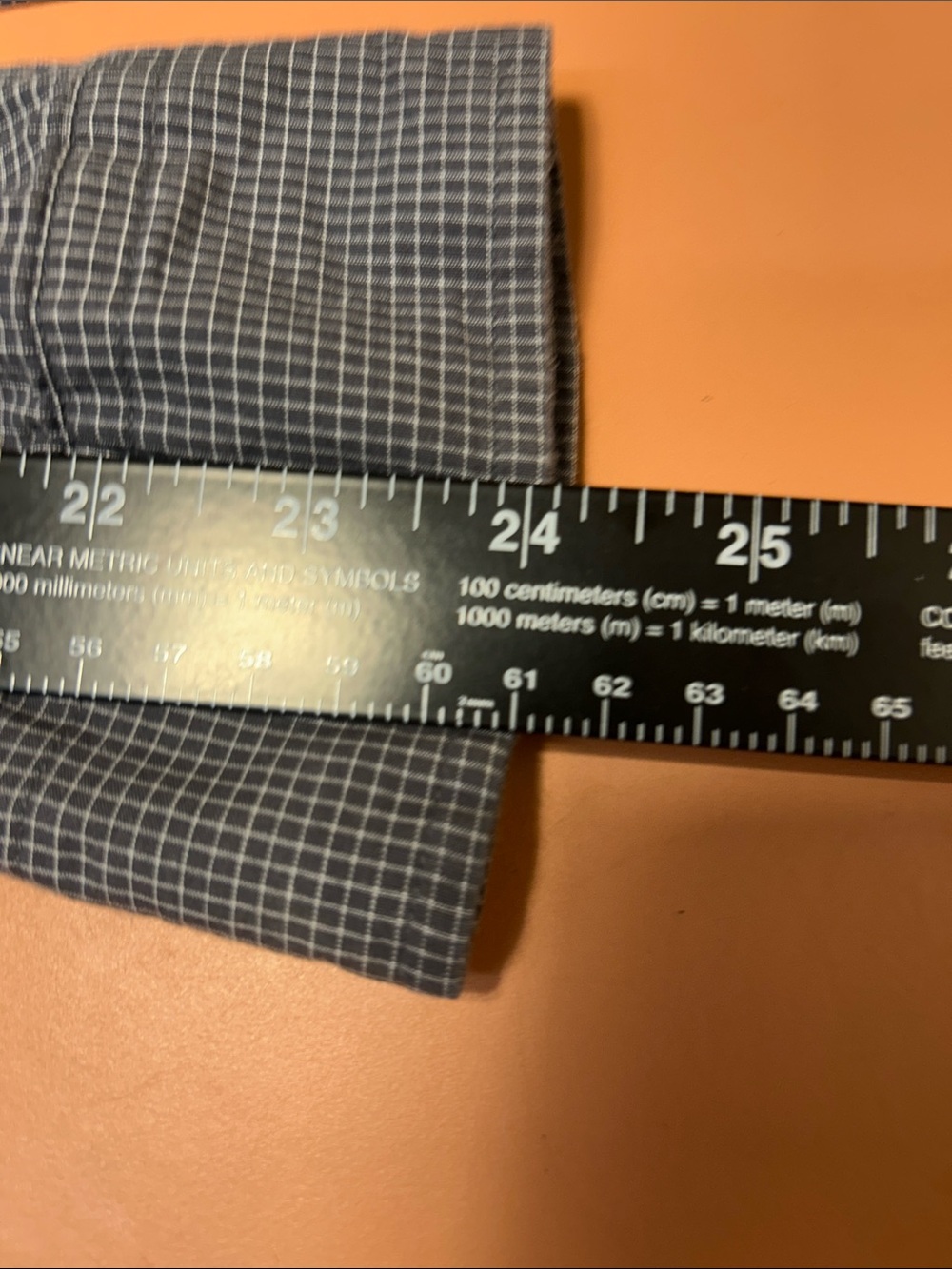 Men's Gray Micro-Check Button-Down Shirt with Razorback pmk009 - Picture 12 of 13
